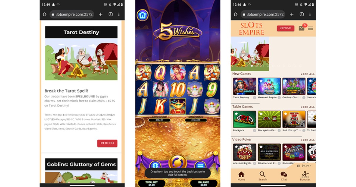 Get Slots Empire Casino on Your Device2