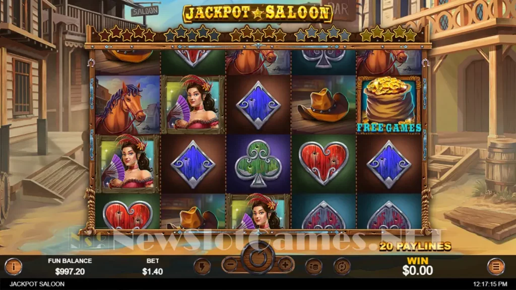 Win Big in the Wild West at Jackpot Saloon Slot 3