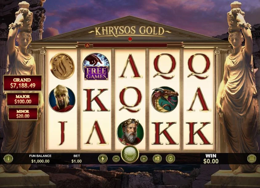 Discover Riches Beyond Imagination in Khrysos Gold Slot 2