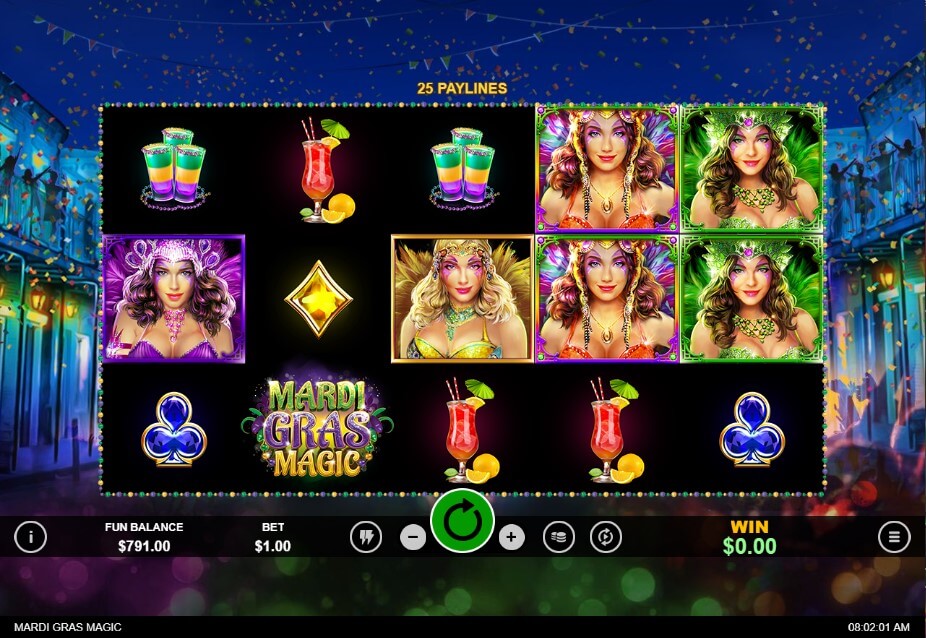 Join the Festivities with Mardi Gras Magic Slot 3